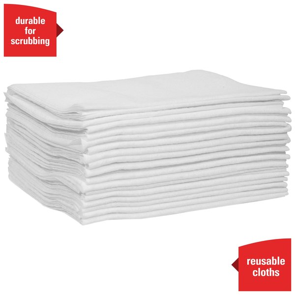 Dry Wipe, X80, 1/4 Fold, Super Heavy Absorbency, Hydroknit, 12 in x 12 1/2 in, 50 Sheets, 4 Pack