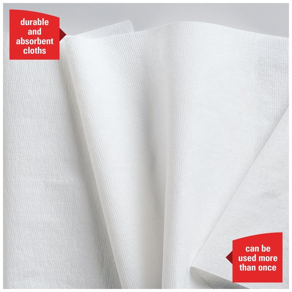 Dry Wipe Roll, X70, Jumbo Roll, Heavy Absorbency, 12 1/2 in x 13 1/2 in Sheets, 870 Sheets, White