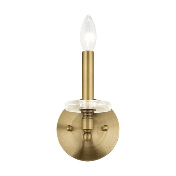 Bancroft 1 Light Antique Brass Wall Sconce