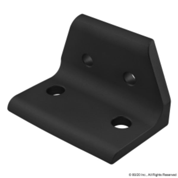 Dbl Wide Trans Inside Crnr Brkt, 4 Hole