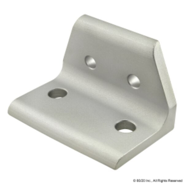 Dbl Wide Trans Inside Crnr Brkt, 4 Hole