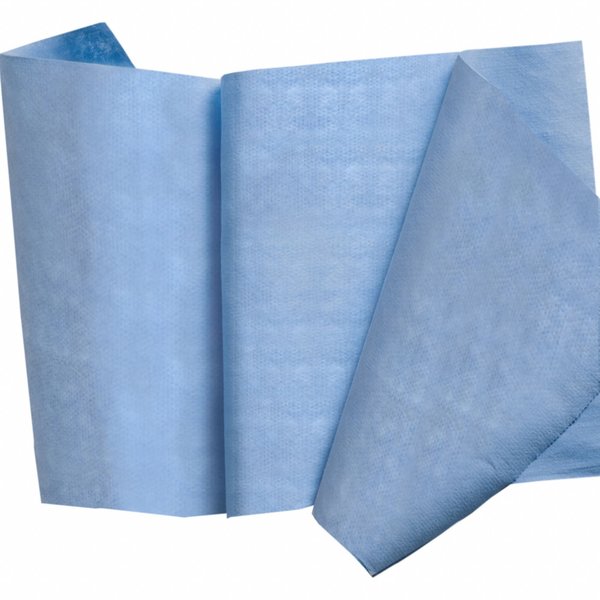 Dry Wipe Roll, X90, Jumbo Perforated Roll, Hydroknit, 11 3/4 in x 12 1/2 in, 450 Sheets, Blue