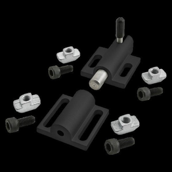 Black Deadbolt W/ Top Latch-45 Series