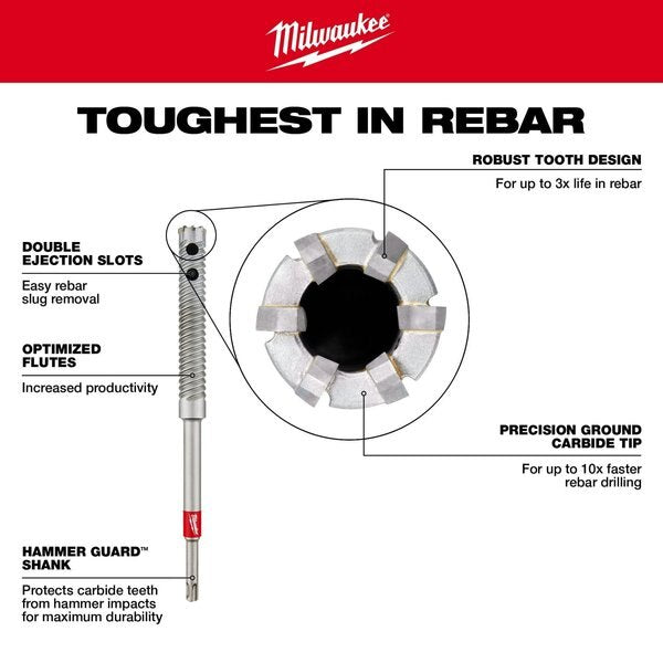 13/16 in. x 12 in. SDS-Plus Rebar Cutter