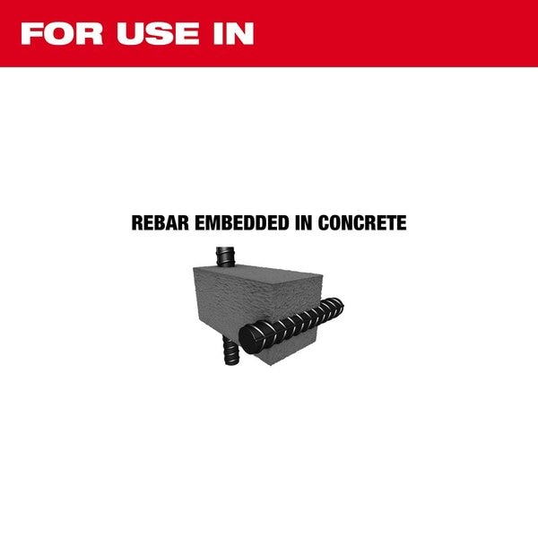 1/2 in. x 12 in. Straight Shank Rebar Cutter