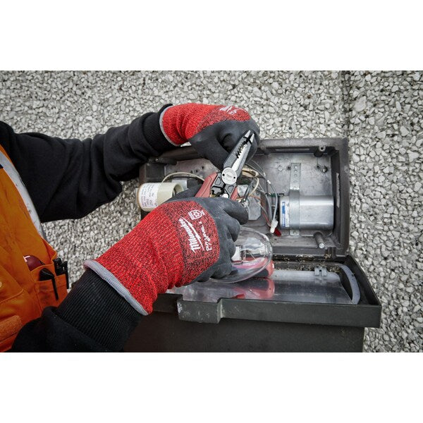 Level 4 Cut Resistant Latex Dipped Winter Insulated Gloves - Large