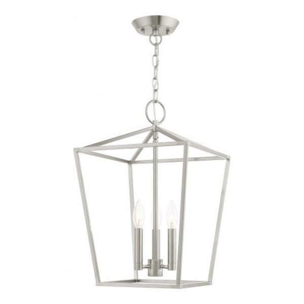 Antique Brass Convertible Semi Flush/Lan