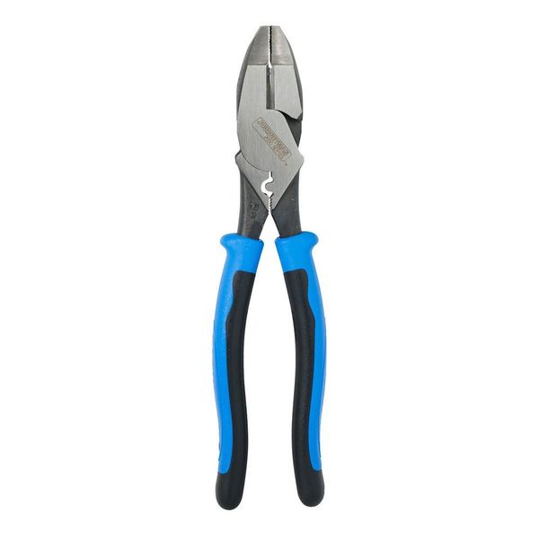 9 1/2 in 2000(TM) Linemans Plier High Leverage w/ Fish Tape Puller, Wire Crimper, Steel