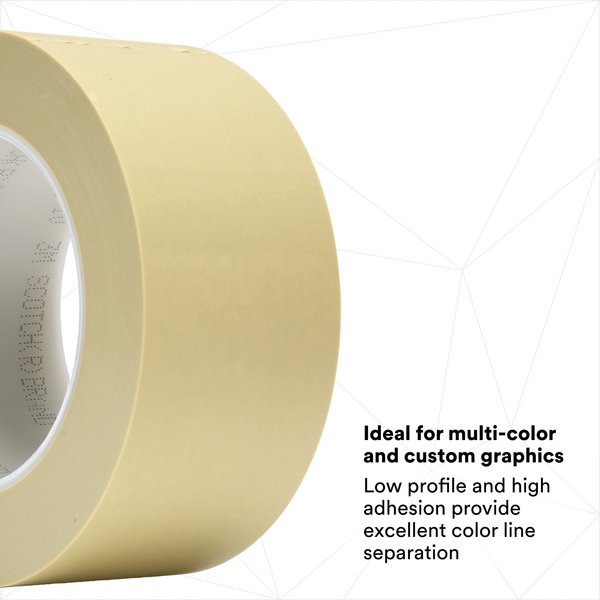 Tape, 218 Fineline, Grn, 2x60yd, 4.7mil, PK24