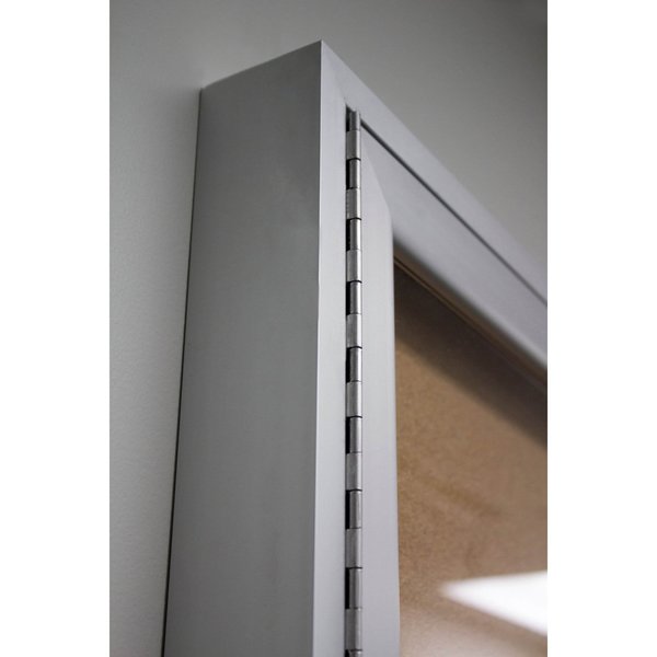 Enclosed Cork Bulletin Board 24x18 In., 1 Door