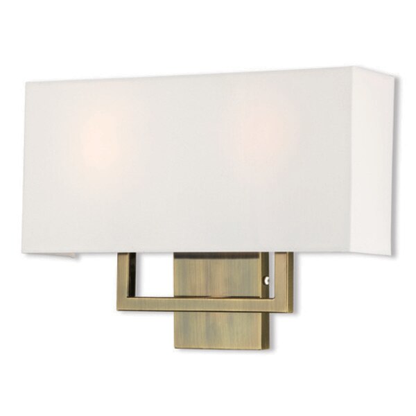 Pierson 2 Light Antique Brass ADA Wall S