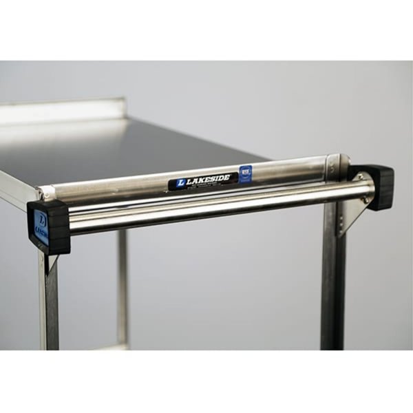 Stainless Steel 2 Shelf Utility Cart, 700 lb Capacity, 21