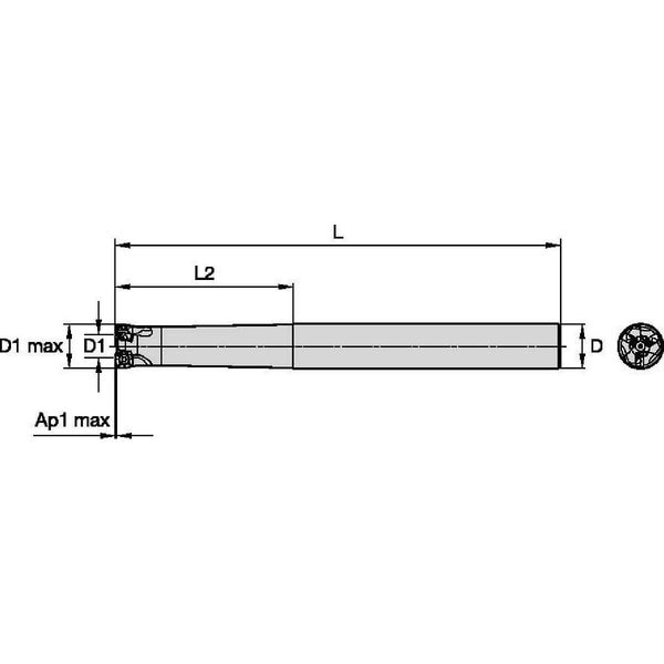 Cutter, Mill, VXF-07 D1.25 Z5 In Cyl End