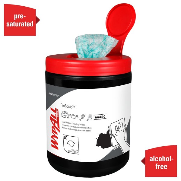 Cleaning Wipes, Green, Orange Citrus