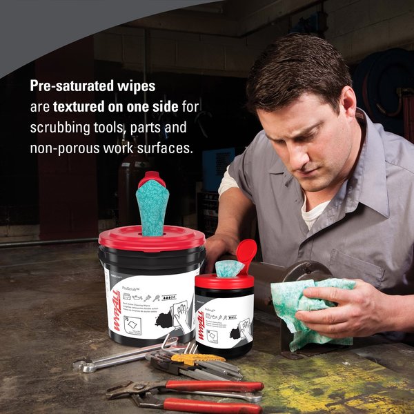 Cleaning Wipes, Green, Orange Citrus
