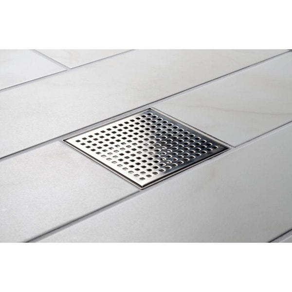 Designline⢠4 in. x 4 in. Square Drain Square Grate
