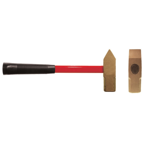 Non Sparking Hammer , Cross Peen, 1.5 lb, Beryllium Copper