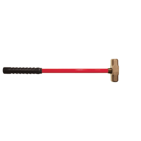 Non Sparking Hammer, Sledge, 4 lbs, Aluminum Bronze