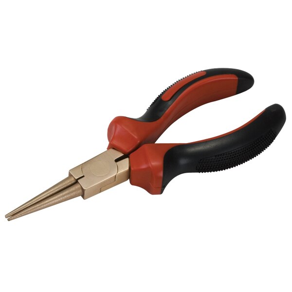Non Sparking Pliers, Round Nose, 150mm (6in), Beryllium Copper