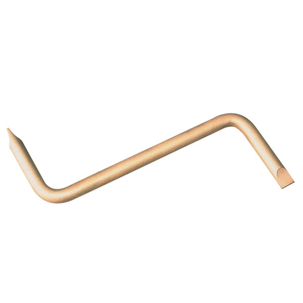 Non Sparking Screwdriver, Offset, 1/4 x 5-9/16in, Beryllium Copper