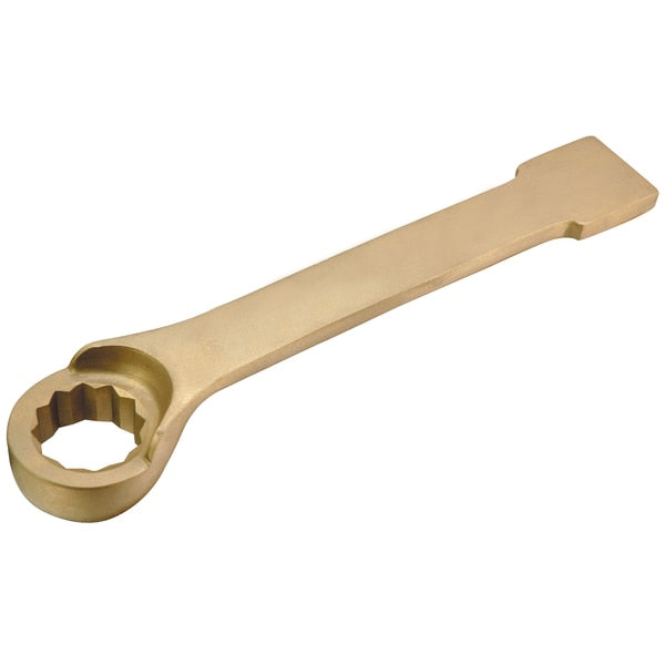 Non Sparking Wrench, Striking Box, Offset, 2-9/16in, Aluminum Bronze