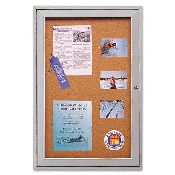 Enclosed Cork Bulletin Board 36