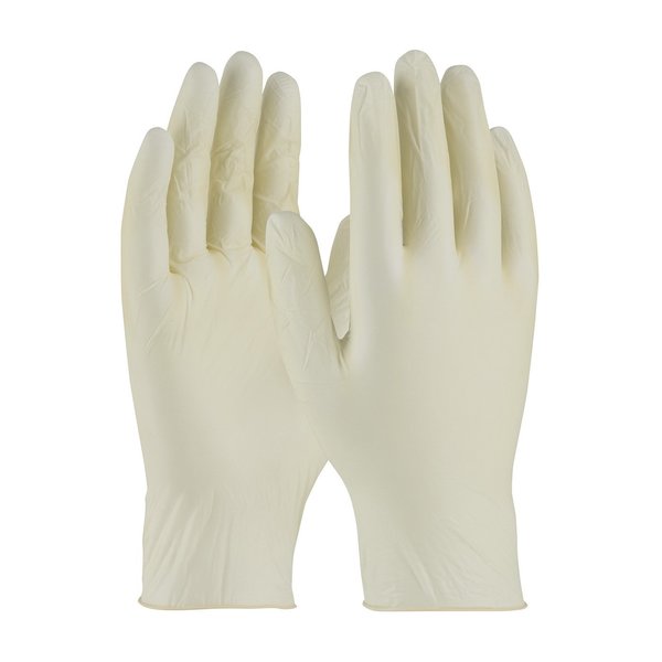 Disposable Gloves, Non-Latex Synthetic, Powder Free, Natural, L, 100 PK