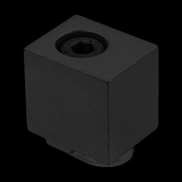 Black Detent Hinge Door Stop