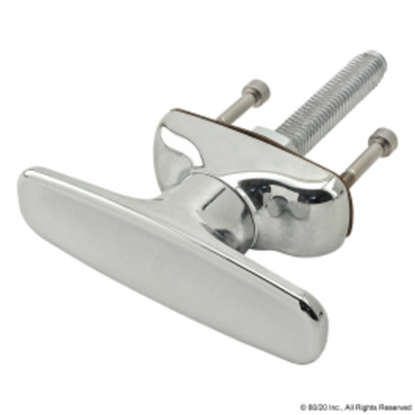 Chrome Furniture T-Handle - Non-Locking
