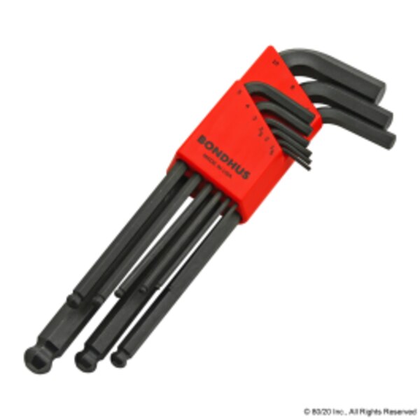 Bondhus Metric Ball End L-Wrench Set