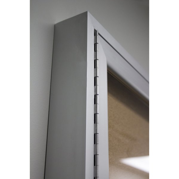 Enclosed Cork Bulletin Board 24x18 In., 1 Door
