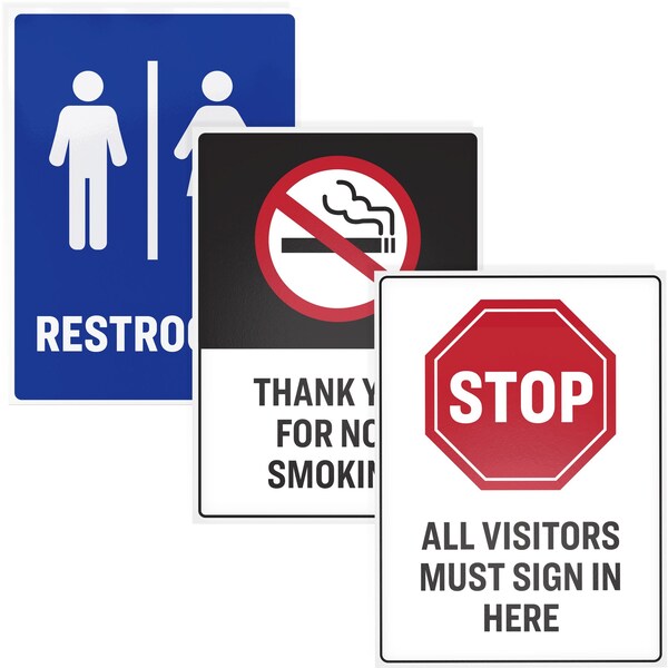 Safety Sign, 9-7/16