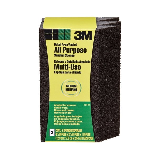 Single-Angle Sanding Sponge, 4 7/8