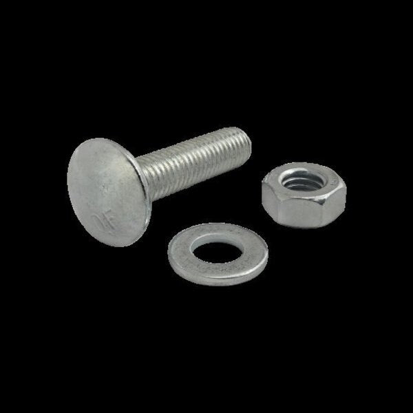 Econ T-Slot Stud, M8X35mm W/Hex Nut-Wash