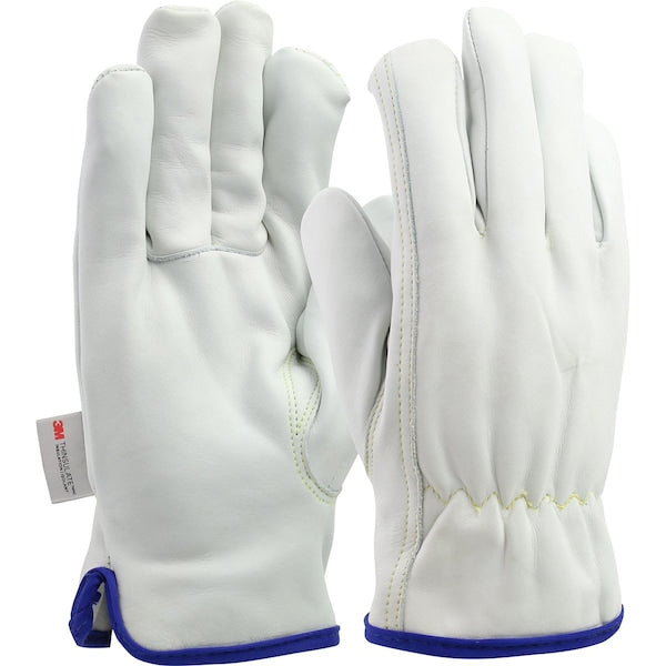 Cold Protection Drivers Gloves, Thinsulate Lining, S, 12PK