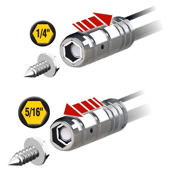HVAC Slide Drive⢠Multi-Bit Screwdriver / Nut Driver, 8-in-1