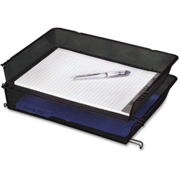 Letter Tray, 14-1/4 In x 10-1/16 In, Black