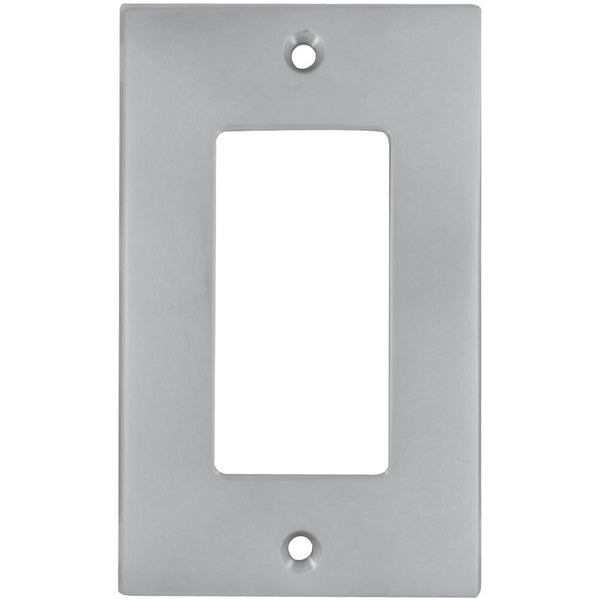 Triple Rocker Modern Switch Plate, Number of Gangs: 1 Solid Brass, Polished Brass, Lacquered Finish
