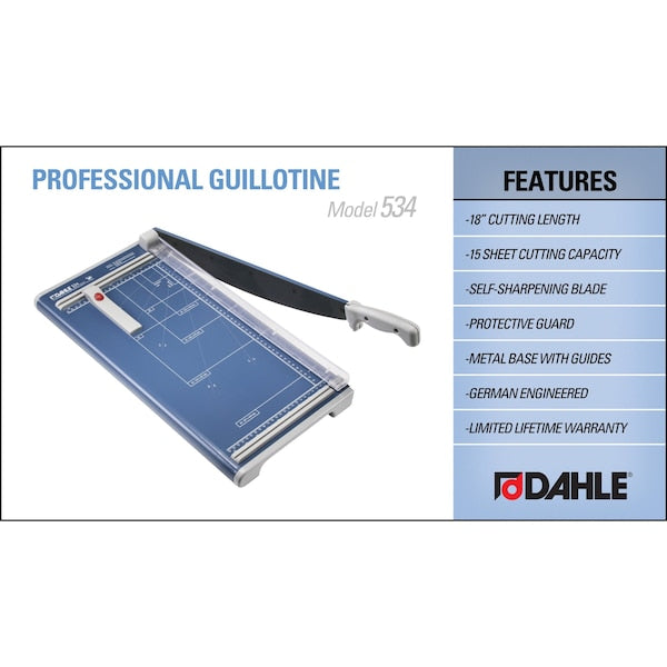 Prof. Guillotine Paper Cutter, 18