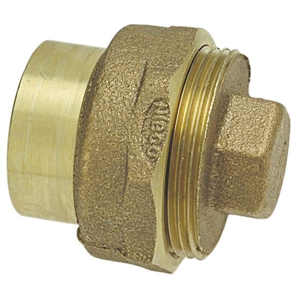Solder DWV Cleanouts, Bronze