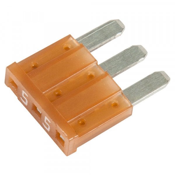 Blade Fuse, 3 Blade, 5A, PK5