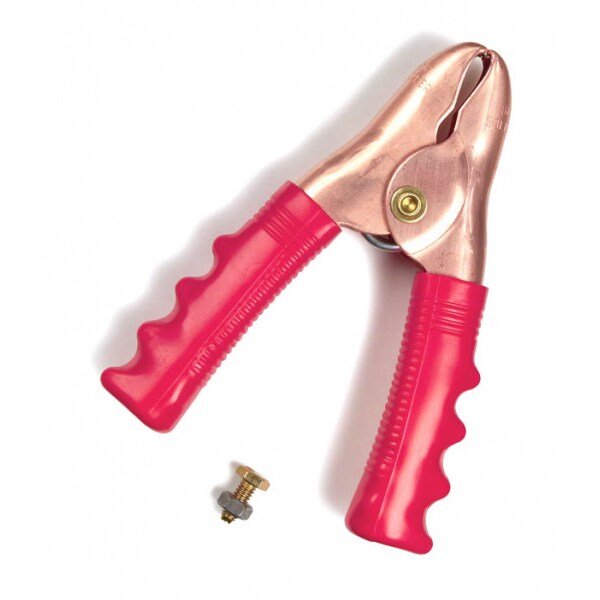Booster Clamp, 900 Amp, Parrot Jaw, Red