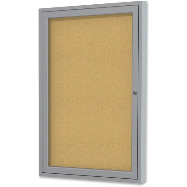 Enclosed Cork Bulletin Board 36