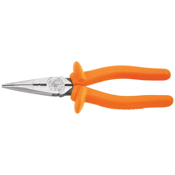 8 7/8 in D203 Needle Nose Plier, Side Cutter Cushion Grip Handle