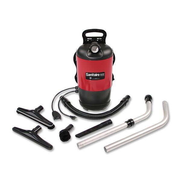 Backpack Vacuum Cleaner, 120 cfm, 120V, 6qt