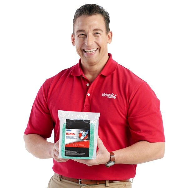 Cleaning Wipes, Green, Refill, Meltblown Polypropylene, Nonporous Surface, Tool, Hand, 75 Wipes