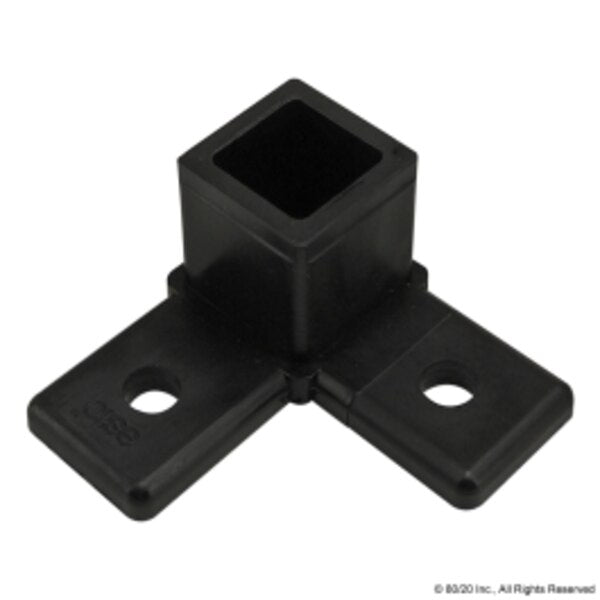 L-Base Connector, 90 Degree, Black