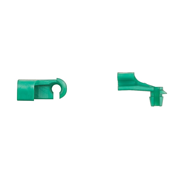 Grn Nyln Door Rod Clips 5/32