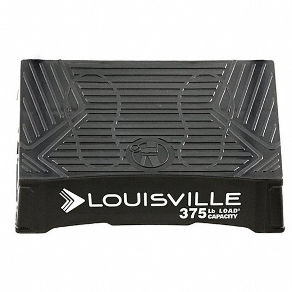3 Steps, Aluminum Step Stand, 375 lb. Load Capacity, Silver