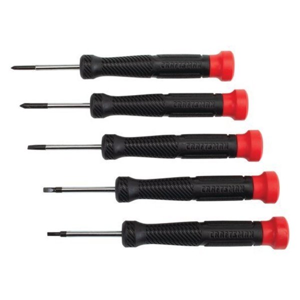 Precision Screwdriver Set, Steel, 5 pcs.